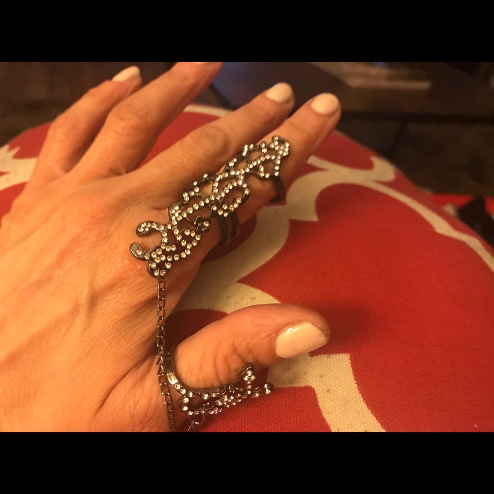 Modern chain double ring